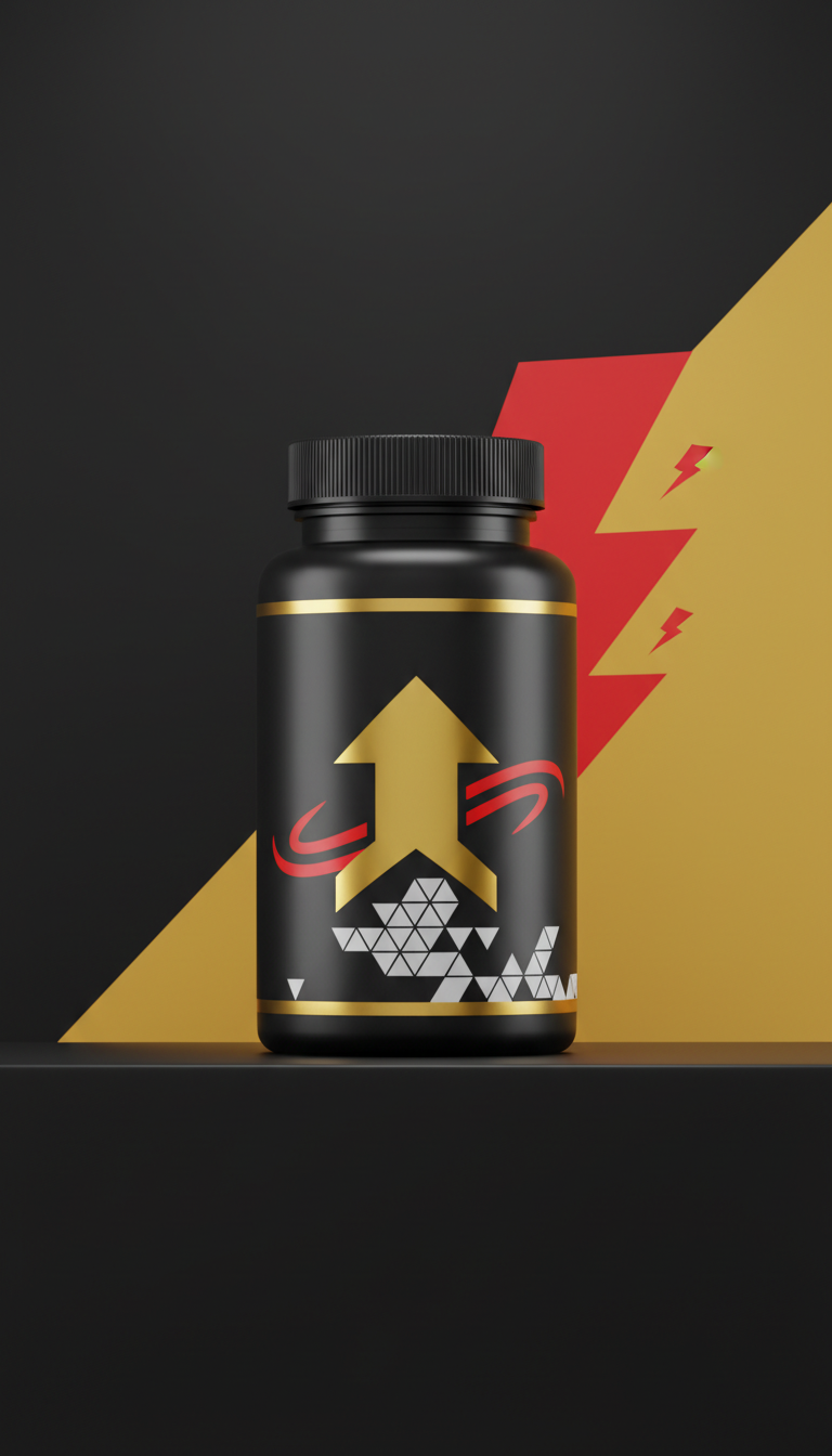 Testosterone Booster Matte Black Capsules